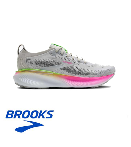 BROOKS ADRENALINE GTS 25 WIDE ברוקס נשים אפור ורוד