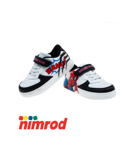נעלי ספורט סקייט ספיידרמן - נמרוד שחור לבן