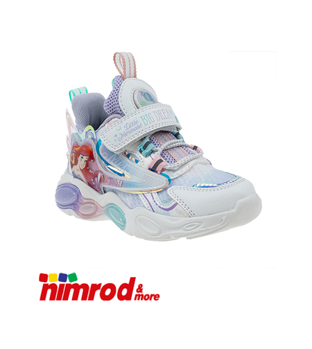 נעלי ספורט תאורה בת הים הקטנה דיסני נמרוד