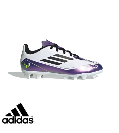ADIDAS F50 MESSI אדידס מסי כדורגל ילדים לבן סגול
