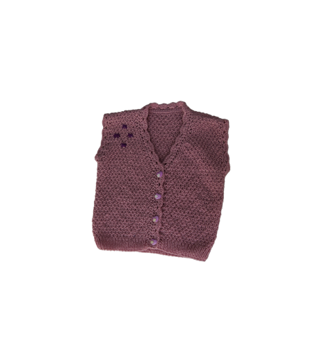 אפודה סגולה לתינוק