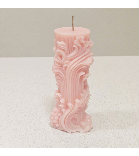 נר גותי ורוד בניחוח פטל