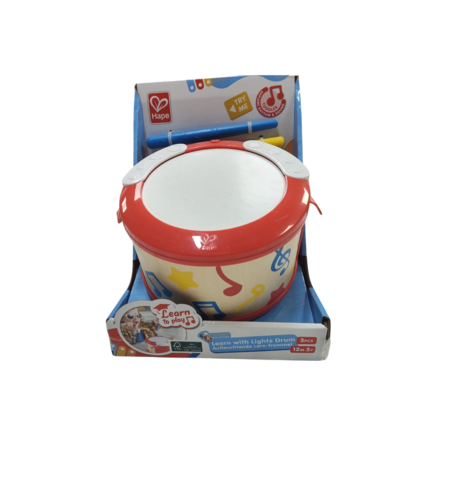 תוף למידה עם אורות מבית חברת Hape.