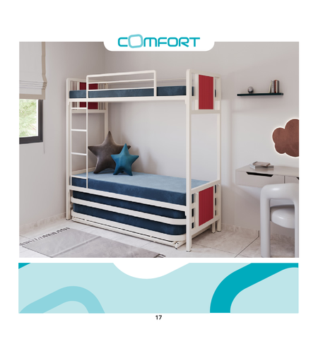 מיטת קומותיים קומפורט דגם בלה