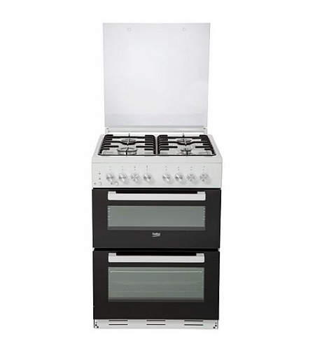 תנור משולב כיריים גז 4 להבות בקו Beko KFDM62120DXDSL