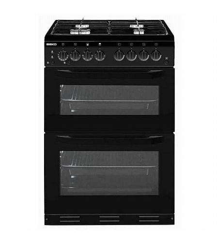 תנור משולב כיריים גז 4 להבות בקו Beko KFDM62120DBDSL