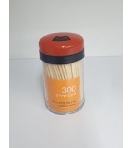 קיסמי שיניים מעץ- 300 יח'