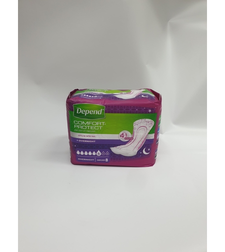 6 טיפות- DEPEND OVER-NIGHT- COMFORT PROTECT