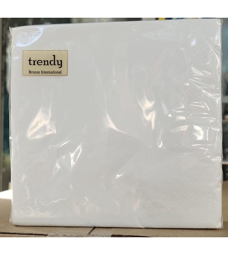 מפיות טרנדי TRENDY  לבן 33*33