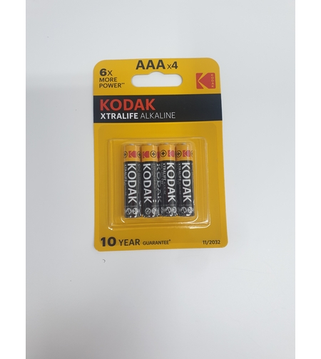 סוללות- AAA X 4 - קודאק - KODAK