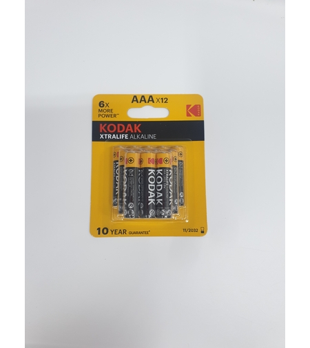 סוללות- AAA X 12 - קודאק - KODAK