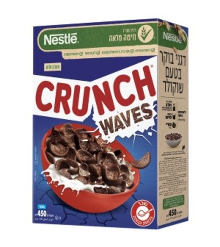 קראנץ שוקולד צדפים נסטלה 450 גרם