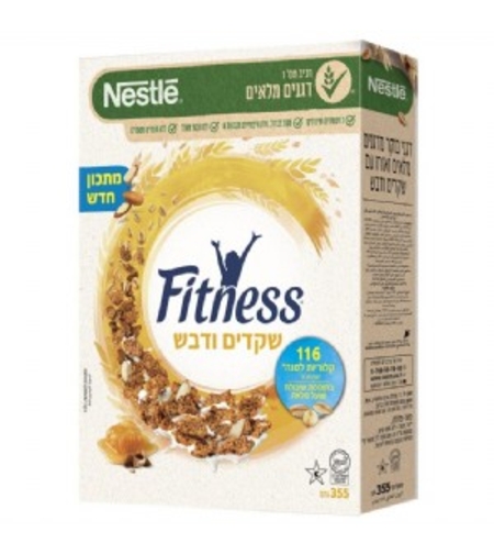 פיטנס שקדים ודבש נסטלה 355 גרם