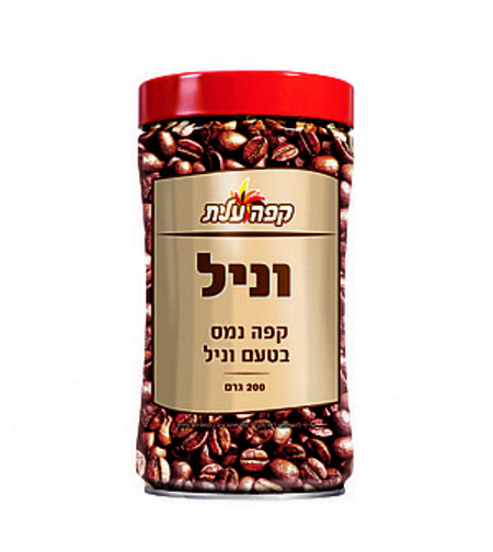 קפה נמס בטעם וניל עלית 200 גרם