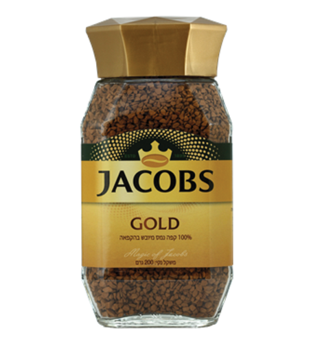 קפה נמס ג'ייקובס גולד 200 גרם