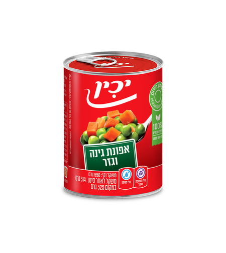 אפונת גינה וגזר יכין 335 גרם