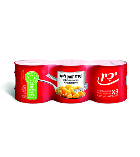 שלישיית תירס מתוק ללא תוספת סוכר יכין