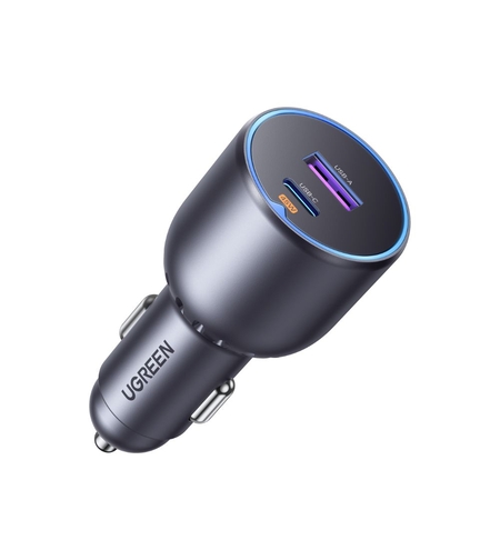 מטען רכב מהיר 63W עם יציאות Type C + USB מבית UGREEN