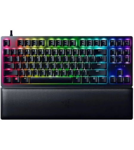 מקלדת גיימינג אופטית - Razer Huntsman V2 Tenkeyless Optical