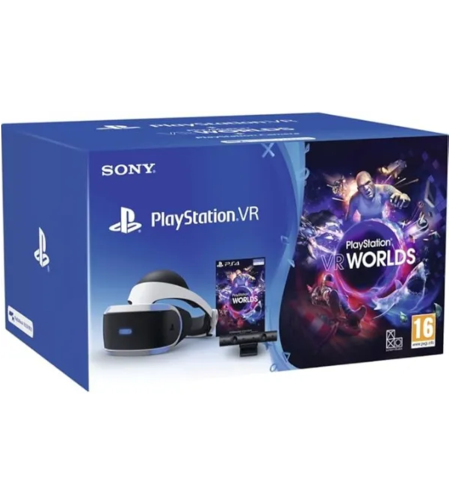 משקפי מציאות מדומה - Sony PlaySation VR | VR Worlds Edition