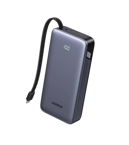 סוללת גיבוי UGREEN Nexode 20000mAh 45W עם כבל מובנה