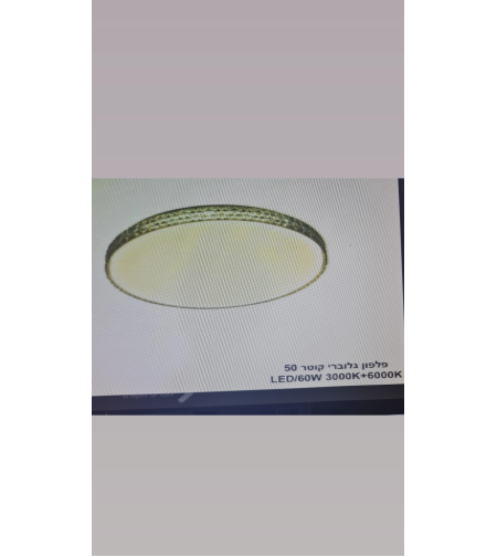 פלפון גלוברי קוטר 50 6000K+3000K 60W LED