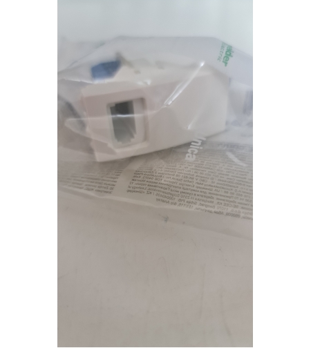 שקע טלפון TL שניידר לבן/קרם