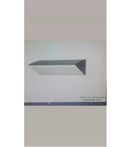 אגם אוסקר קיר שחור 60W CCT LED