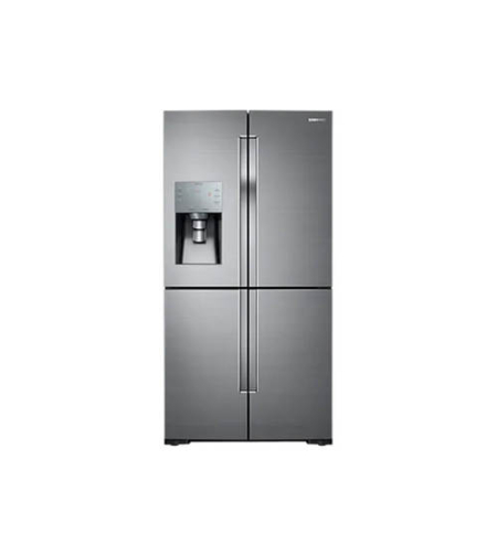 מקרר 4 דלתות 857 ליטר דגם RF80K9070SR SAMSUNG בצבע נירוסטה סמסונג