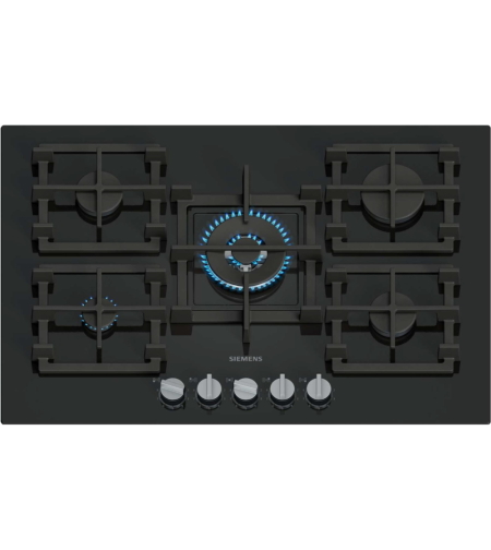 כיריים גז Siemens EP7A6QI40Y סימנס זגוגית שחורה