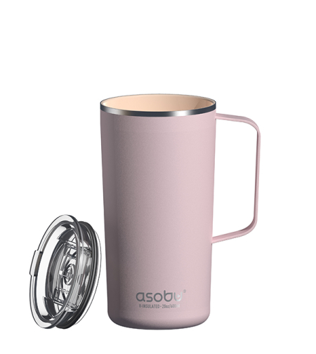 ספל תרמי נירוסטה ציפוי קרמי פנימי 600 מ