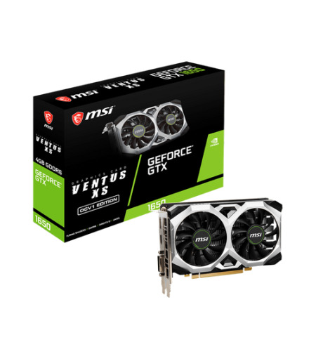 כרטיס מסך MSI GeForce GTX 1650 4G DDR6/128-Bit VENTUS XS OCV3