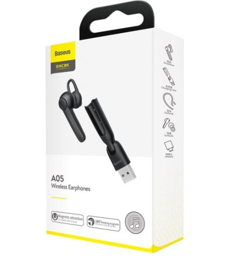 אוזנייה בלוטות Baseus Wireless Earphone A05 NGA05-01