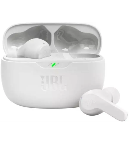אוזניות אלחוטיות לבן JBL Wave Beam True Wireless