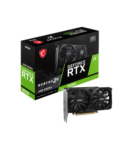 כרטיס מסך MSI GeForce RTX 3050 VENTUS 2X E 6G OC