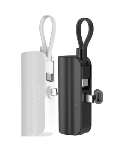 סוללת גיבוי ניידת שחור Emergency Power Bank 5000mah