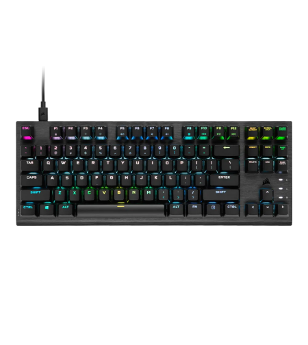 מקלדת מכנית-אופטית CORSAIR K60 PRO TKL RGB