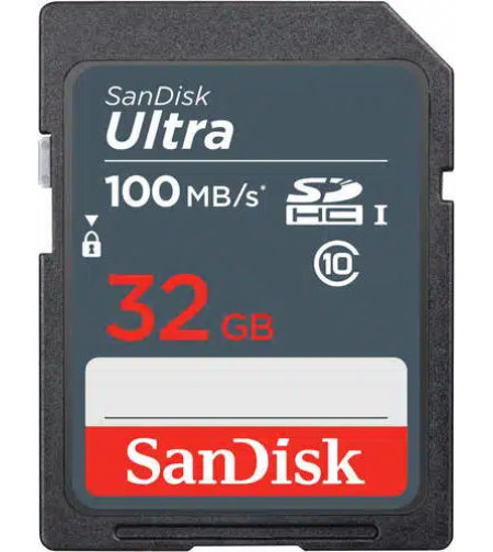 כרטיס זיכרון SANDISK ULTRA SDHC/SDXC UHS-I MEMORY CARD 32GB