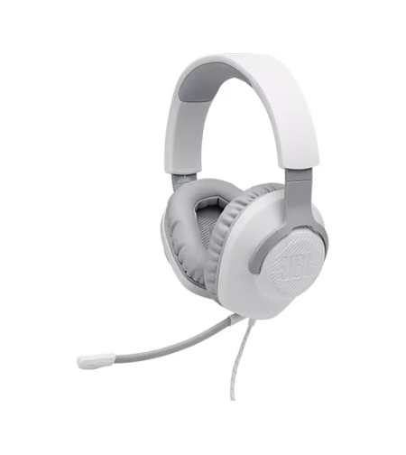 אוזניות גיימינג לבן JBL Quantum 100