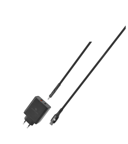 מטען קיר מהיר כולל כבל MIRACASE MWC65PQ TYPE C To TYPE C