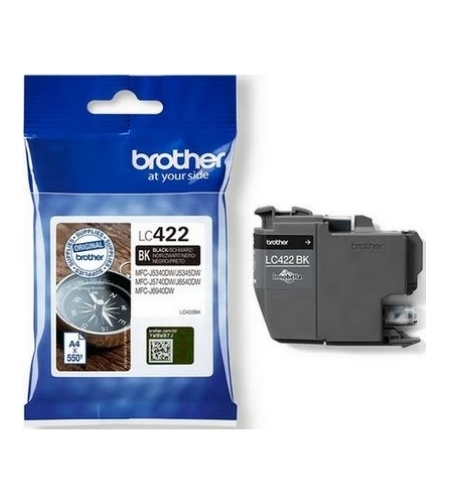 דיו שחור מקורי Brother LC422BK