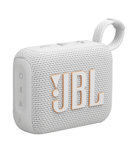 רמקול אלחוטי לבן JBL GO 4
