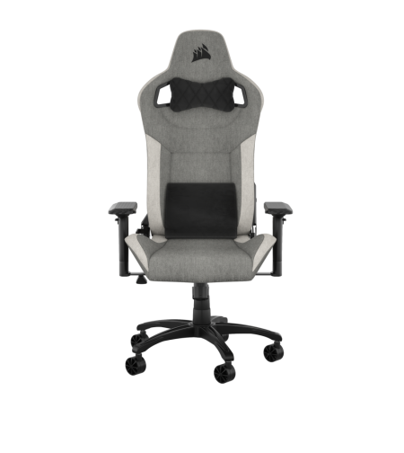 כסא גיימינג אפור לבן CORSAIR T3 RUSH White/Grey