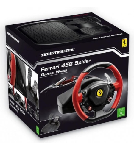 הגה מירוצים עם דוושות Thrustmaster Ferrari 458 Spider PC/XBOX ONE