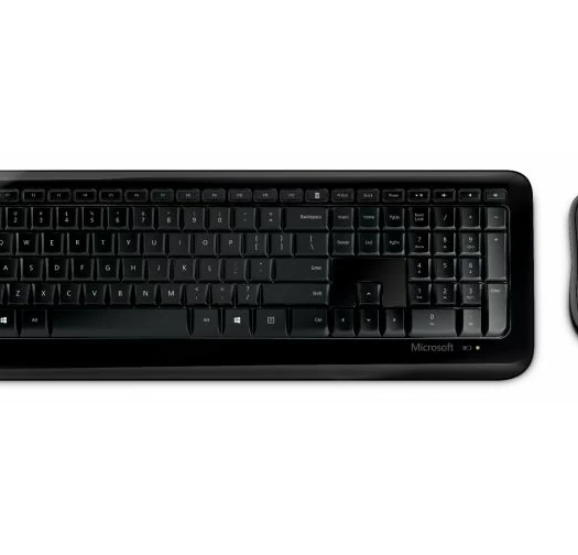 סט מקלדת ועכבר אלחוטיים Microsoft Wireless Desktop 850
