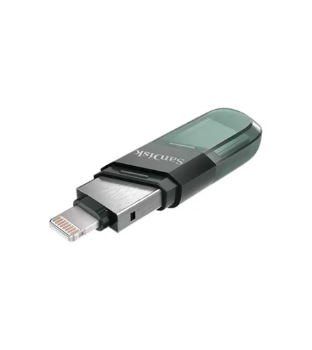זיכרון נייד למכשירי אפל SanDisk iXpand Flash Drive Flip SDIX90N-128G USB 3.1