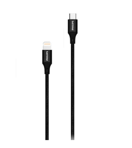 כבל טעינה לאייפון מאושר אפל PHILIPS USB-C TO Lightning DLC5531L/00