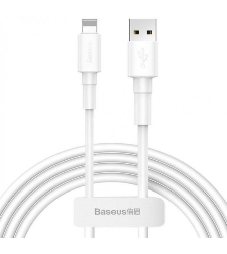 כבל סנכרון וטעינה Baseus Mini White Cable 1m USB-A To Apple Lightning