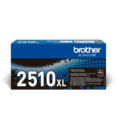 טונר שחור מקורי Brother TN-2510XL 3K