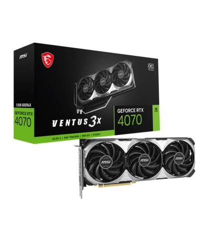 כרטיס מסך MSI GeForce RTX 4070 VENTUS 3X E 12G OC